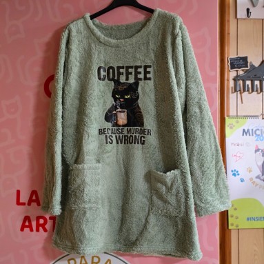 Felpa calda senza cappuccio