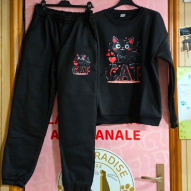 Tuta nera Cat