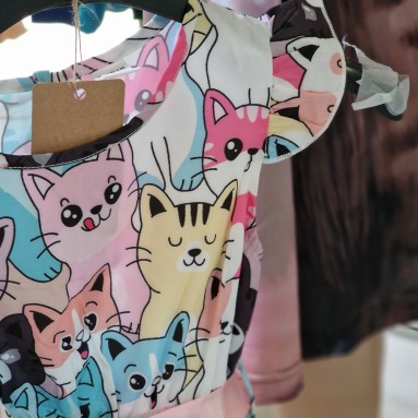 Vestitino micioso bimba