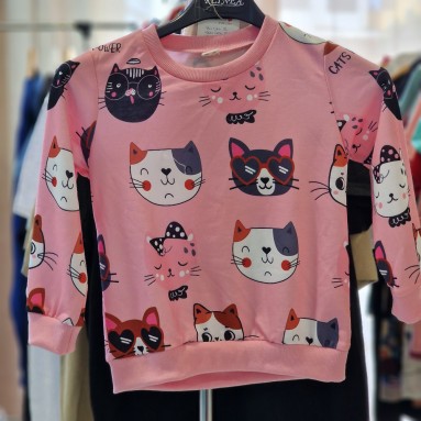 Maglietta bimba gattini