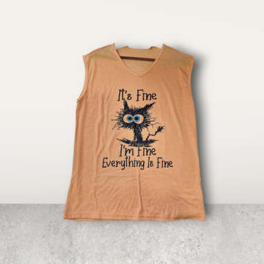 Maglia miciosa ramata smanicata