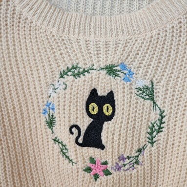 Maglioncino corto gatto