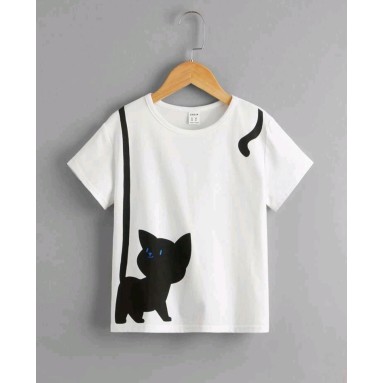 Maglia gatto nero bimbo