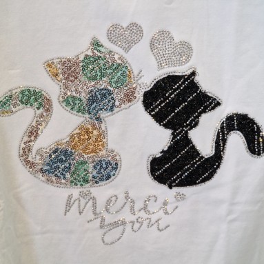 Maglietta gatti Merci