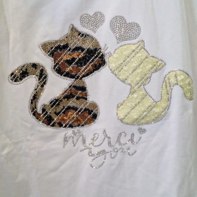 Maglietta gatti Merci