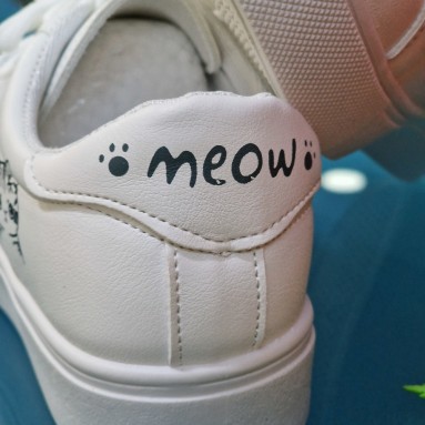 Scarpe bianche Meow